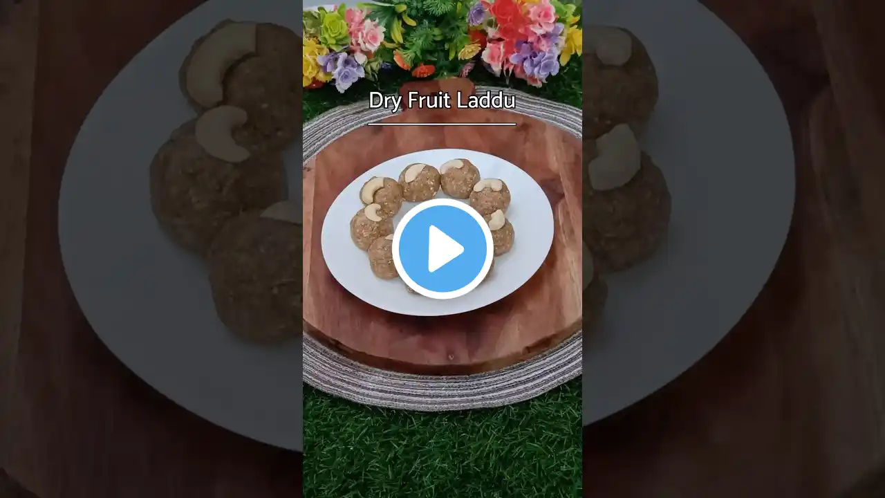 Dry fruit laddoo recipe | Healthy & tasty snack #shorts