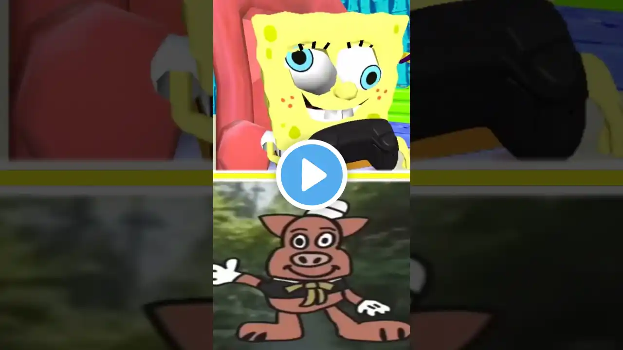 SpongeBob Reacts to The Three Little Pigs (Analog Horror) part 3