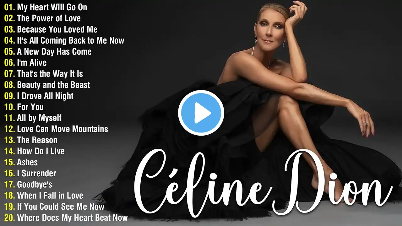 Celine Dion Hits Songs 2024 - Best Songs of World Divas - Greatest playlist Songs Celine Dion