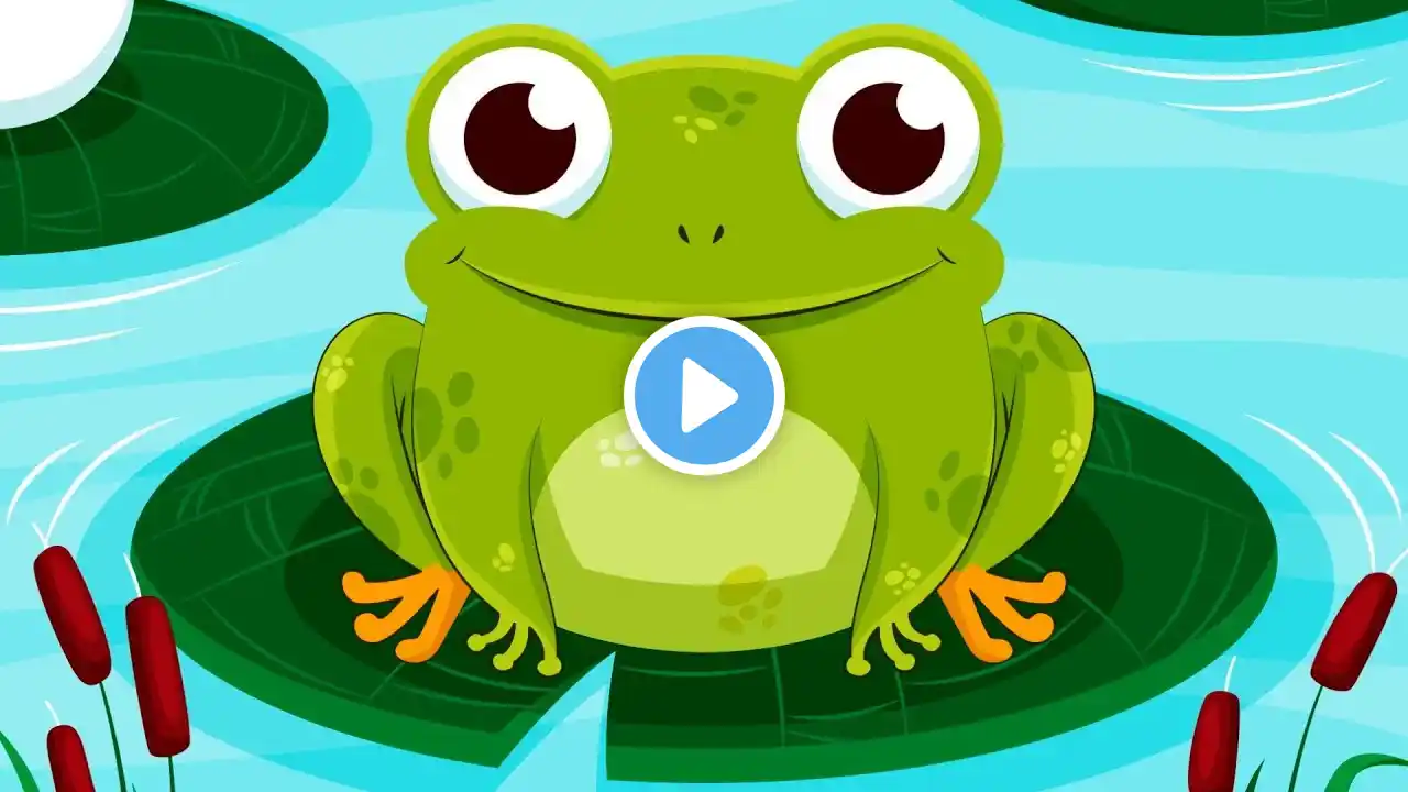 Lima Katak Bintik Kecil - Versi Baru Indonesia  Super Simple Songs - Five Little Frogs Kids Music