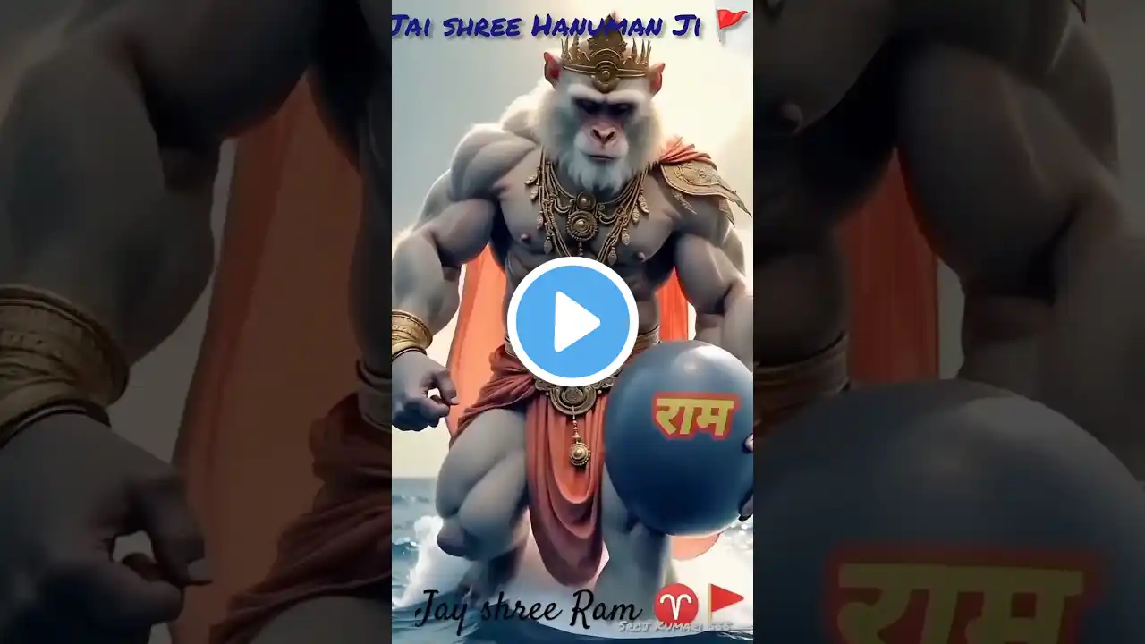 Alha hanuman chalisa 🐒🙏🚩 status video #shortsfeed #hanuman#viral #hanumanchalisa @shojkumari555