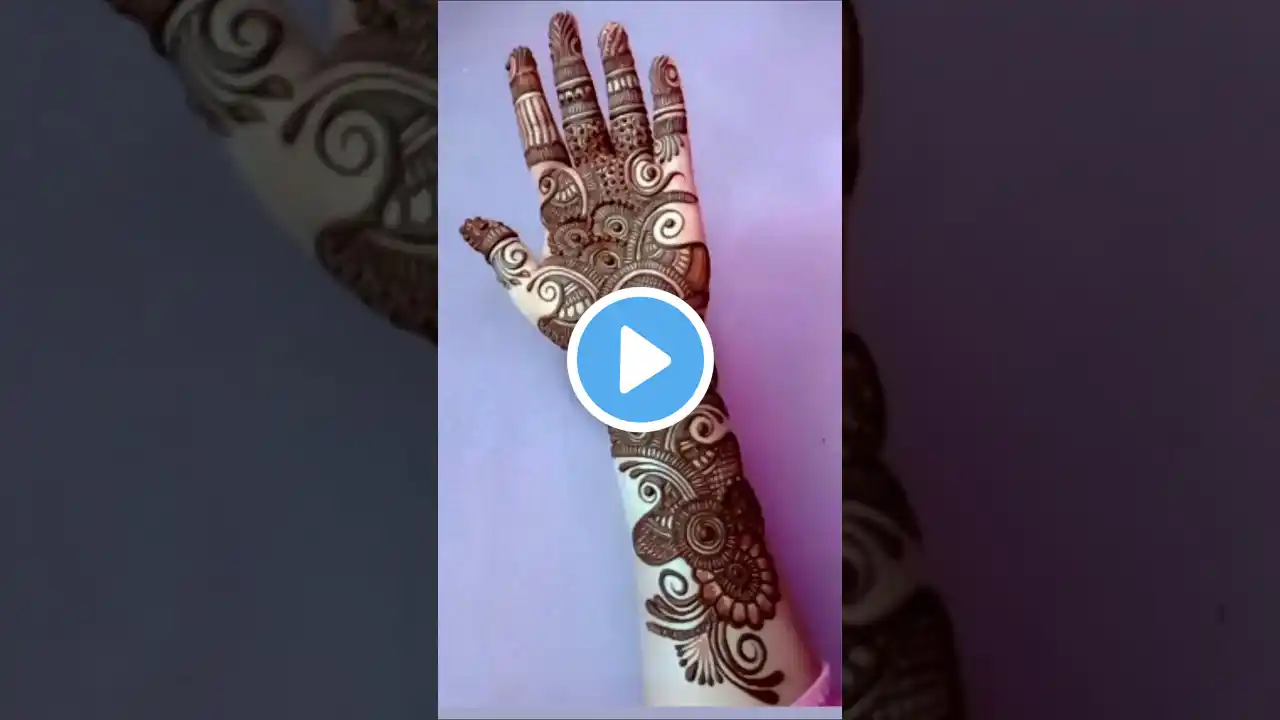 Arabic Mehndi design 😧🤯 latest mehndi designs for #trending #henna #video  #mehndi#shorts #youtube