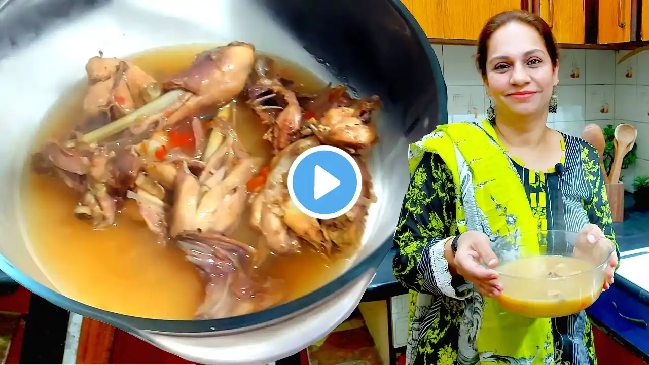 Healthy Chicken Soup | Desi Murgh Yakhni Recipe | Hina Ali