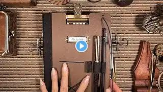 ASMR Decorating Vintage Journal ❤️ Journaling Relaxing Sounds 빈티지 다꾸 手帳デコ | hwaufranc