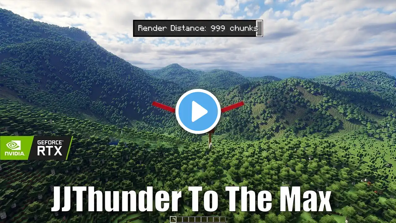The Most Incredible Minecraft Terrain Generation Mod so far! #RTX4090