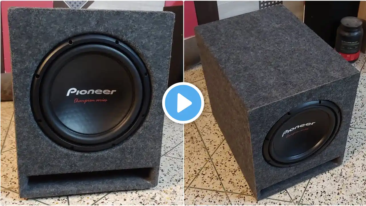 12 inch Subwoofer Build | 24Hz Deep Bass Enclosure | Timelapse