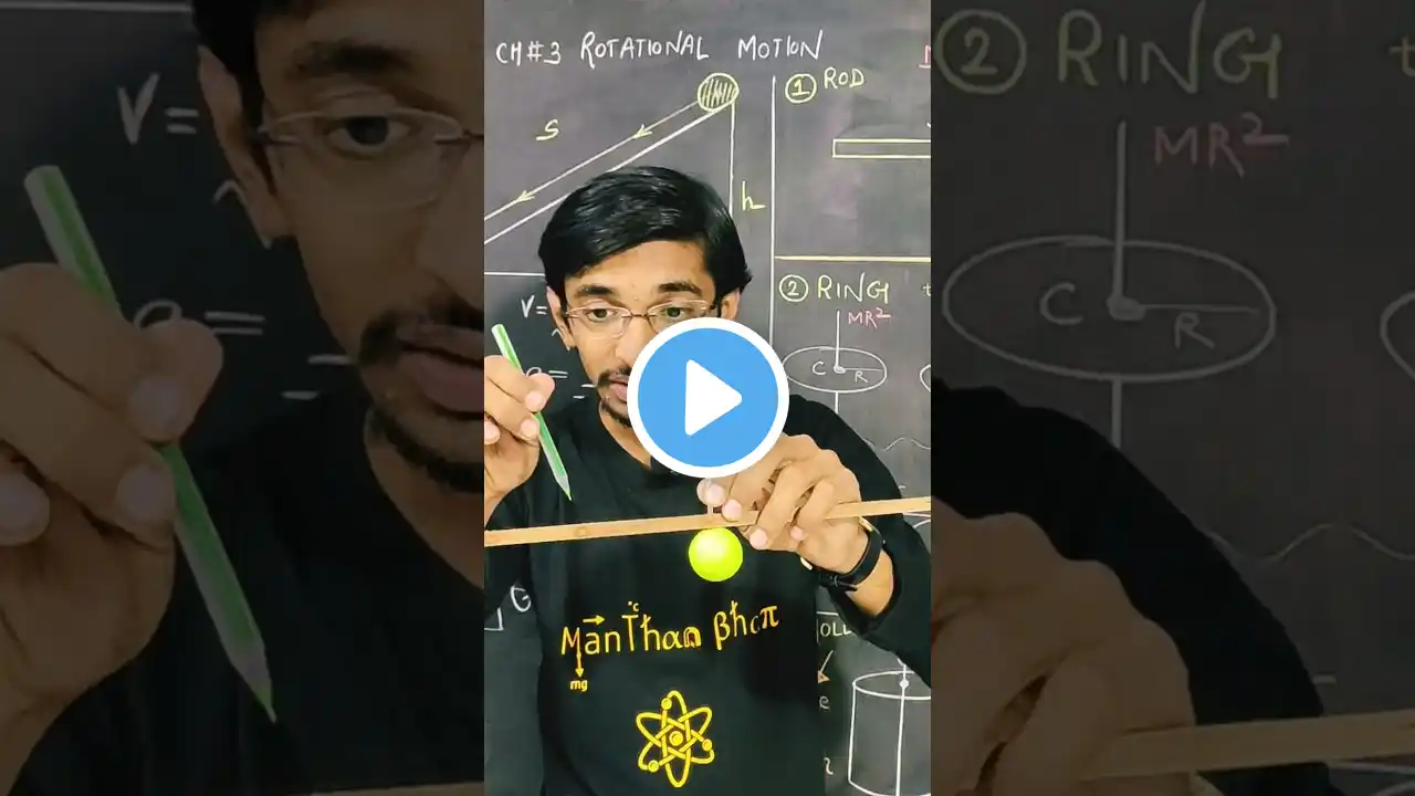 parallel axis theorem rotational motion #jee #neet #exam #shorts #viralvideo #learning  ‪@GyanFreedom‬