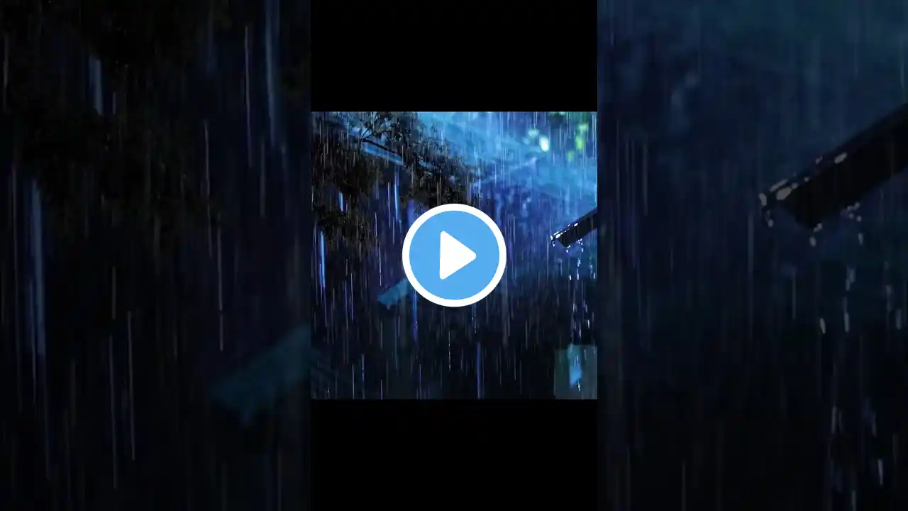 Heavy Rain & Thunder Sleep π 99% Super Relaxing Rain Sounds to Help You Fall Asleep Instantly