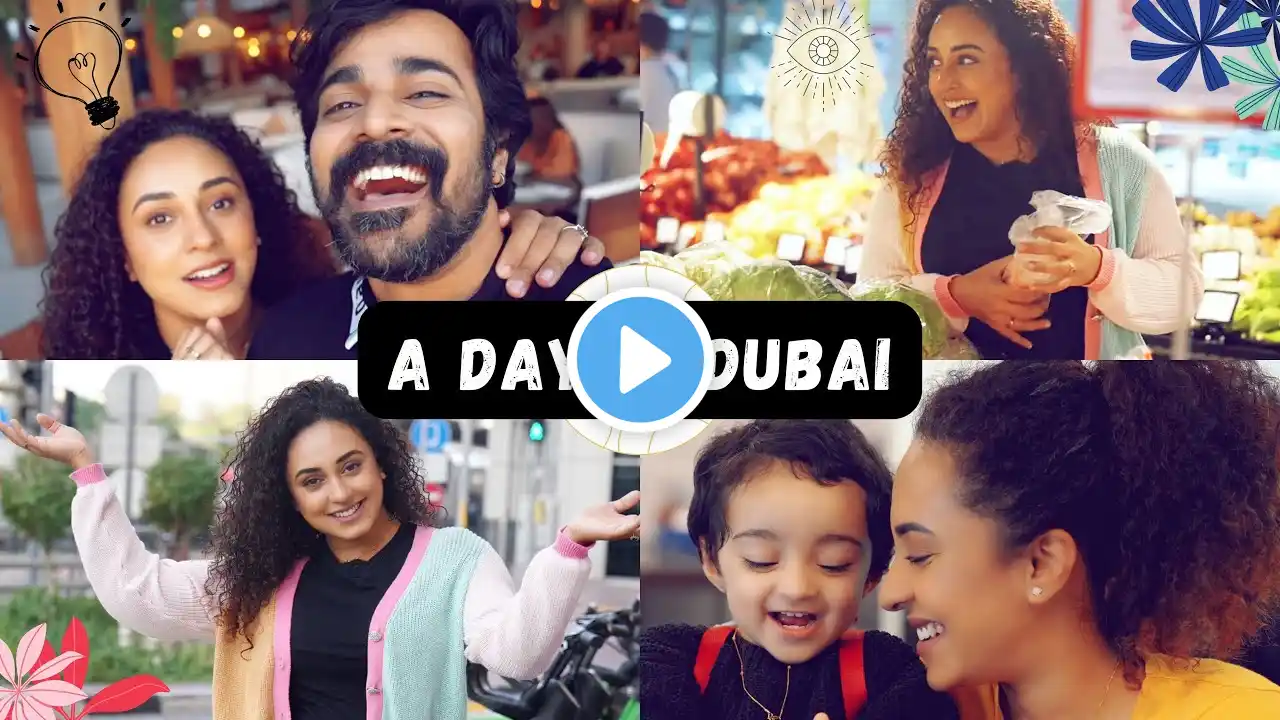 A Day In Dubai ~ Pearle Maaney | Srinish Aravind | Baby Nila