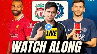 LIVERPOOL VS PSG CHAMPIONS LEAGUE WATCH ALONG! LIVE REACTION!!