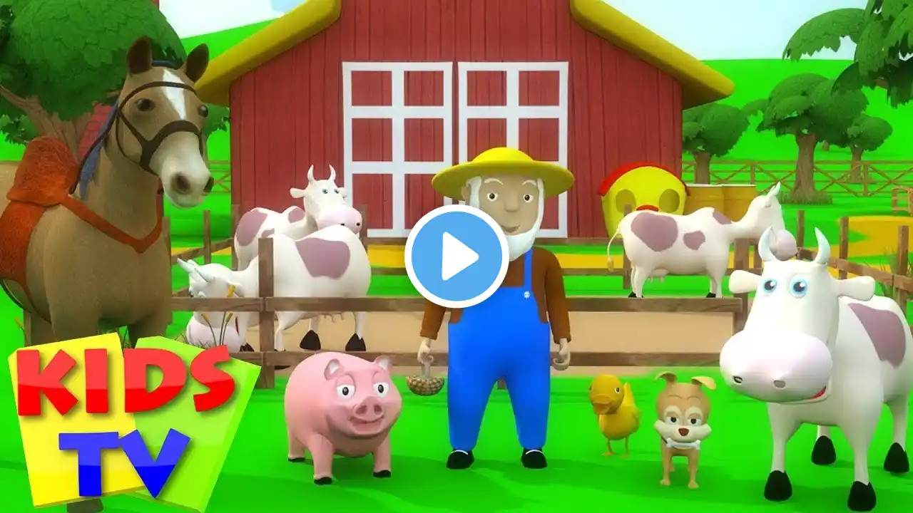 Simple way to learn farm animals /baby shark / old macdonald had a farm / kids learning / kids taapu