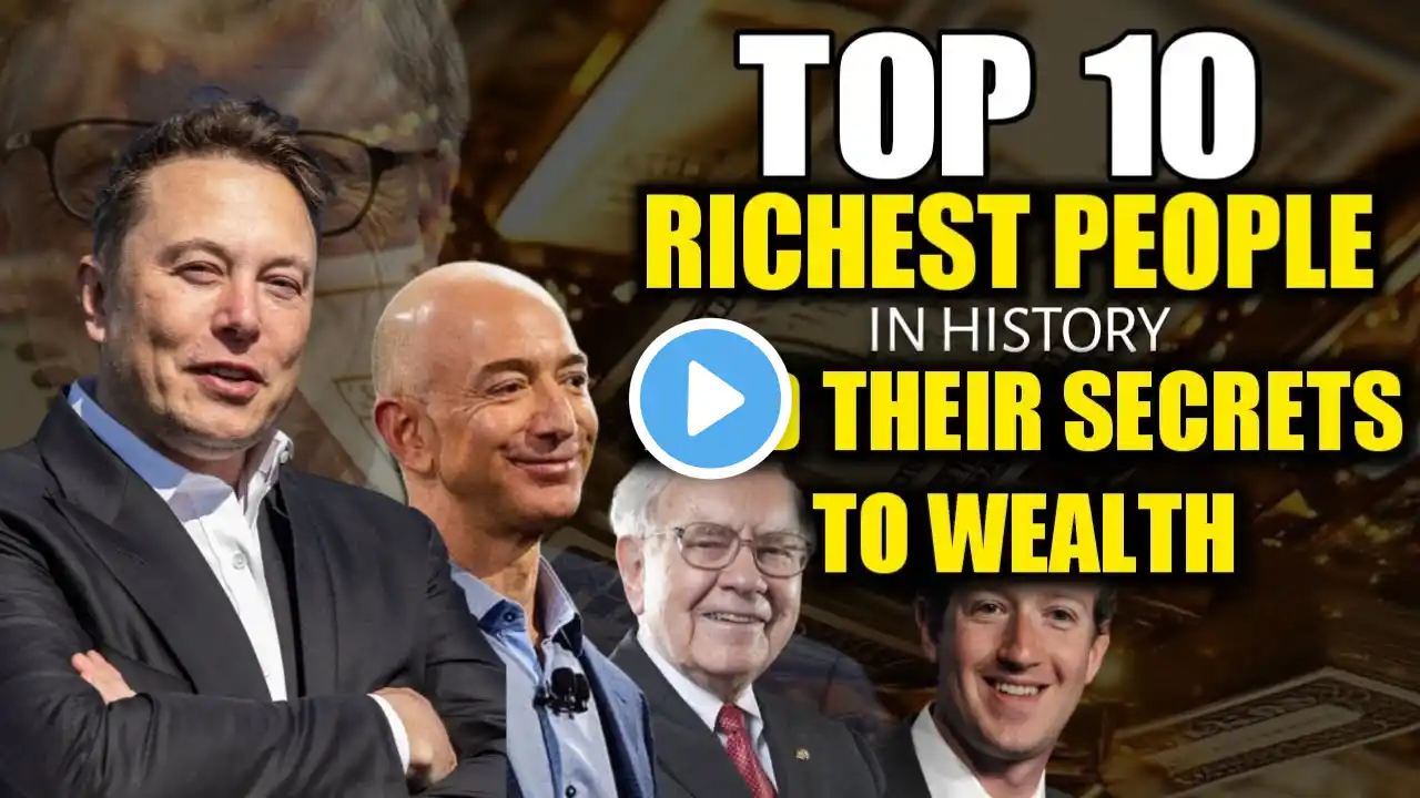 TOP 10 RICHEST PEOPLE IN HUMAN HISTORY AND HOW THEY BUILT THEIR WEALTH