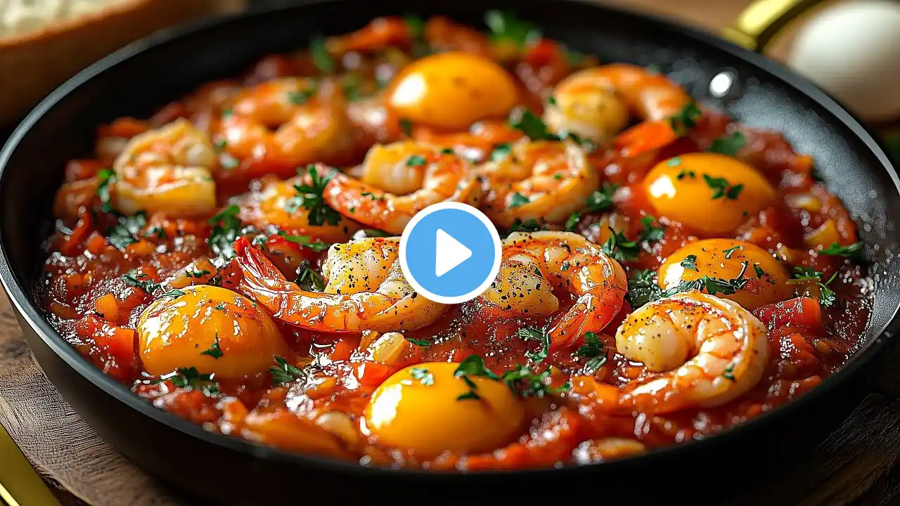 The most impressive Dish 🔥 with Eggs and Shrimps