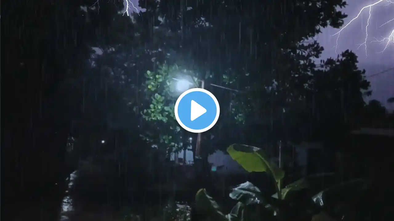 Perfect Rain Sounds For Sleeping and Relaxing - Rain and Thunder Sounds for Deep Sleep, RELAX, ASMR