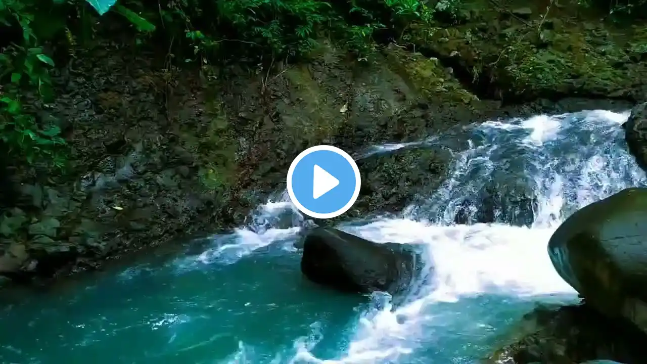 Relaxing River Sooting Sound gentle water sound white noise for deep sleep for Meditation