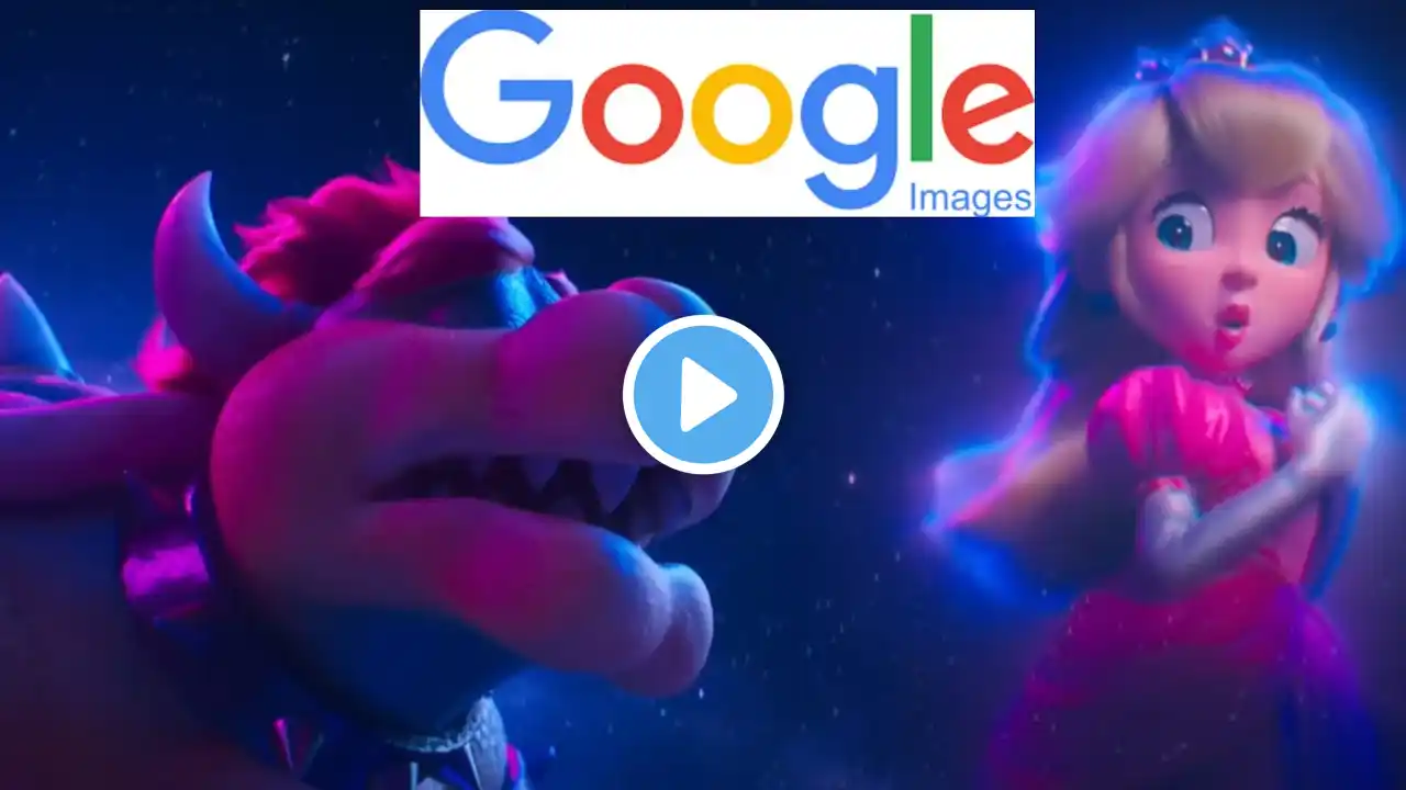 Bowser's Song, but every word is a google image