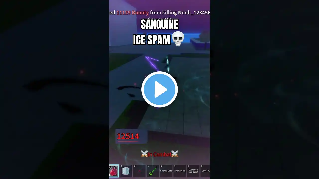 Ice and Sanguine Art is OP… #shorts #bloxfruits #roblox