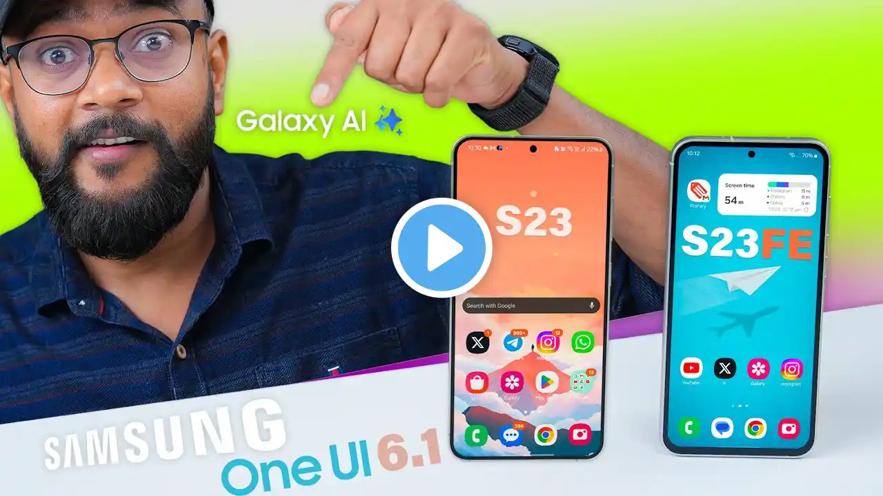 Finally New Update is here - Galaxy AI in S23FE & S23 !