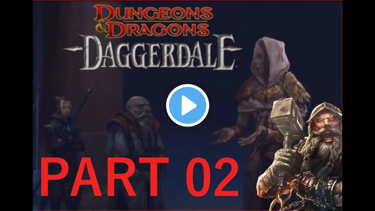 DUNGEONS AND DRAGONS DAGGERDALE 02 DWARF BLACK SMITH LETSPLAY