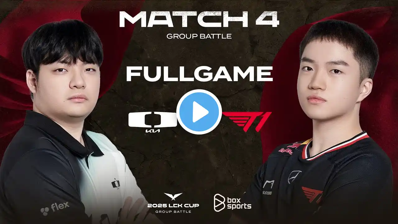 DK vs T1 | Full Game 1, 2, 3 | Match 4 | 2025 LCK Cup Group Battle