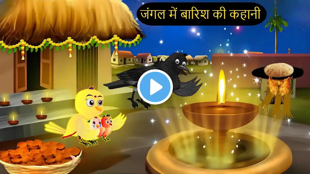 Barish Chidya | चिड़िया | Episode New | Chidiya Wala Cartoon |Tuni AchiAchiHindi Kahani |Chichu TV