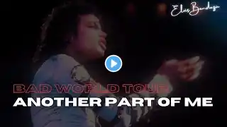 Michael Jackson - Another Part Of Me | Bad Tour (Studio Recreation)