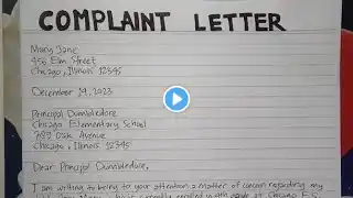 How To Write A Complaint Letter Step by Step Guide | Writing Practices