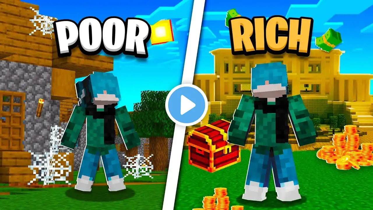 I Became Poor to Rich In Minecraft