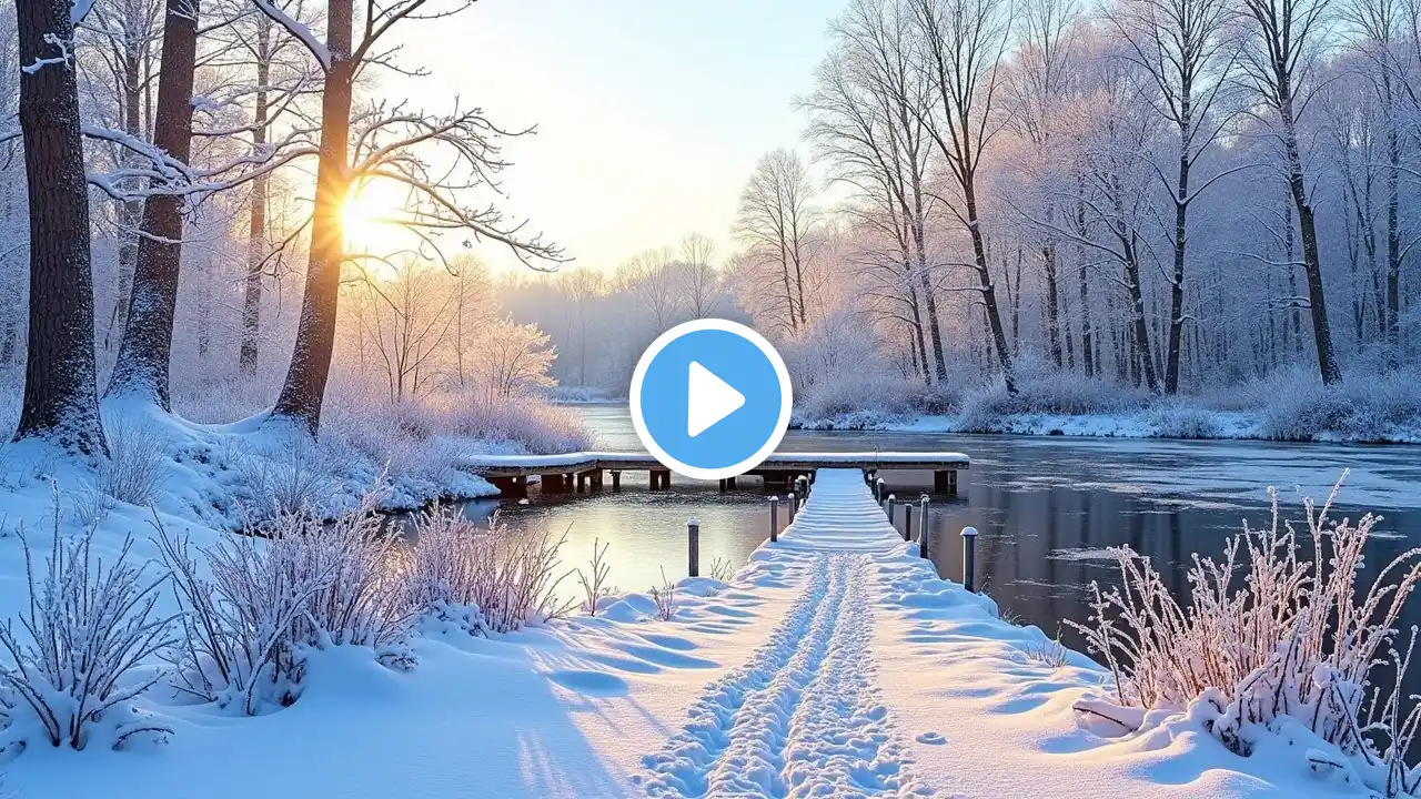 Relaxing Winter January 2025 ❄️Peaceful Piano Music, Soothing Instrumental Music ~ Relax and Unwind