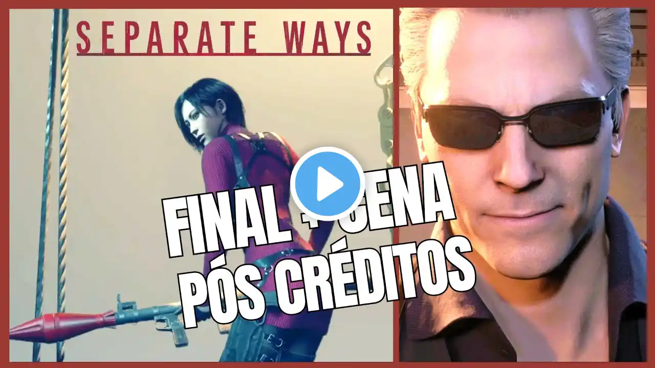 RESIDENT EVIL 4 REMAKE SEPARATE WAYS DLC PARTE FINAL E CENA PÓS CRÉDITOS