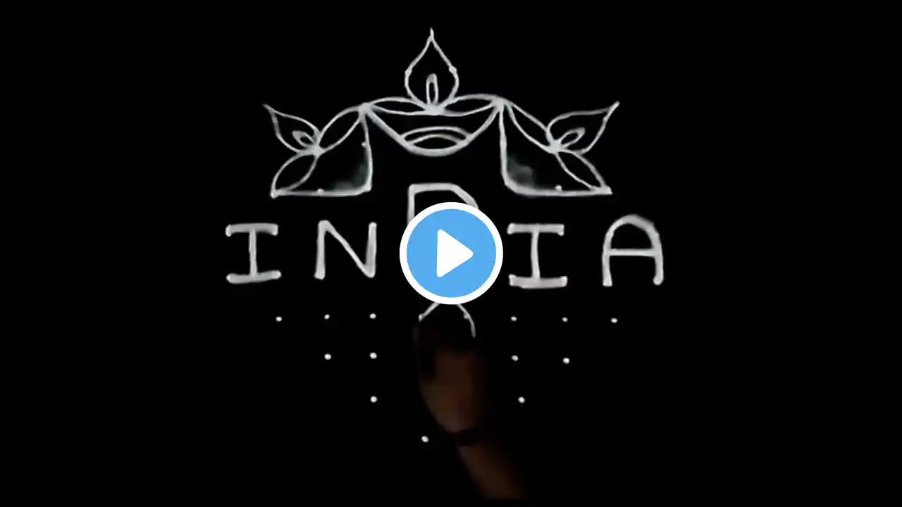 #RangoliShorts Diya rangoli design - deepam muggulu - Vilakku Kolam - Diwali Rangoli 2025