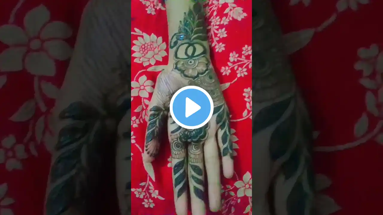 Back hand full mehndi design | mehndi ki design | simple mehndi design for back side