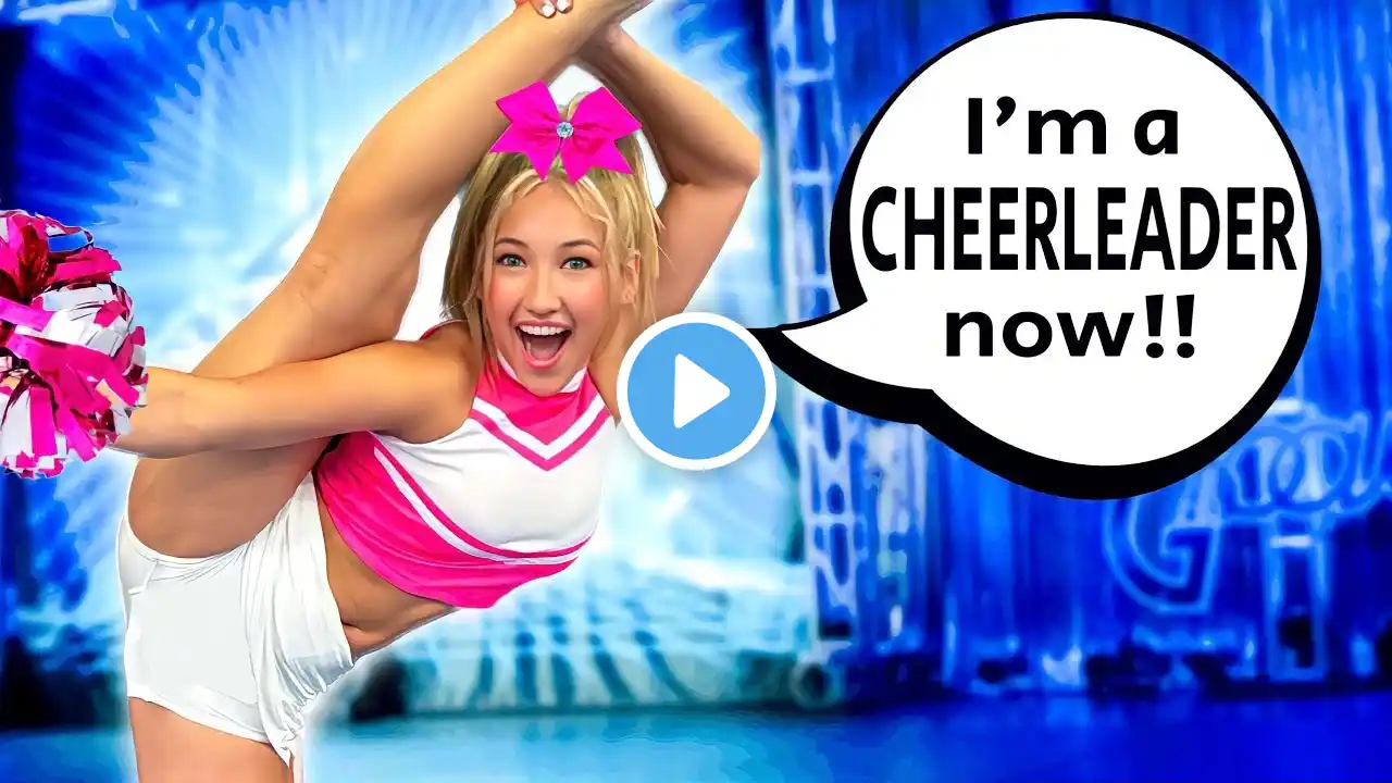 Transforming my SISTER into a CHEERLEADER! *EMOTIONAL*