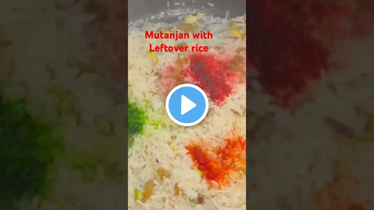 Mutanjan Recipe #mutanjanrecipe #leftoverricerecipe #delicious #pakistanirecipes #urdurecipes #asmr