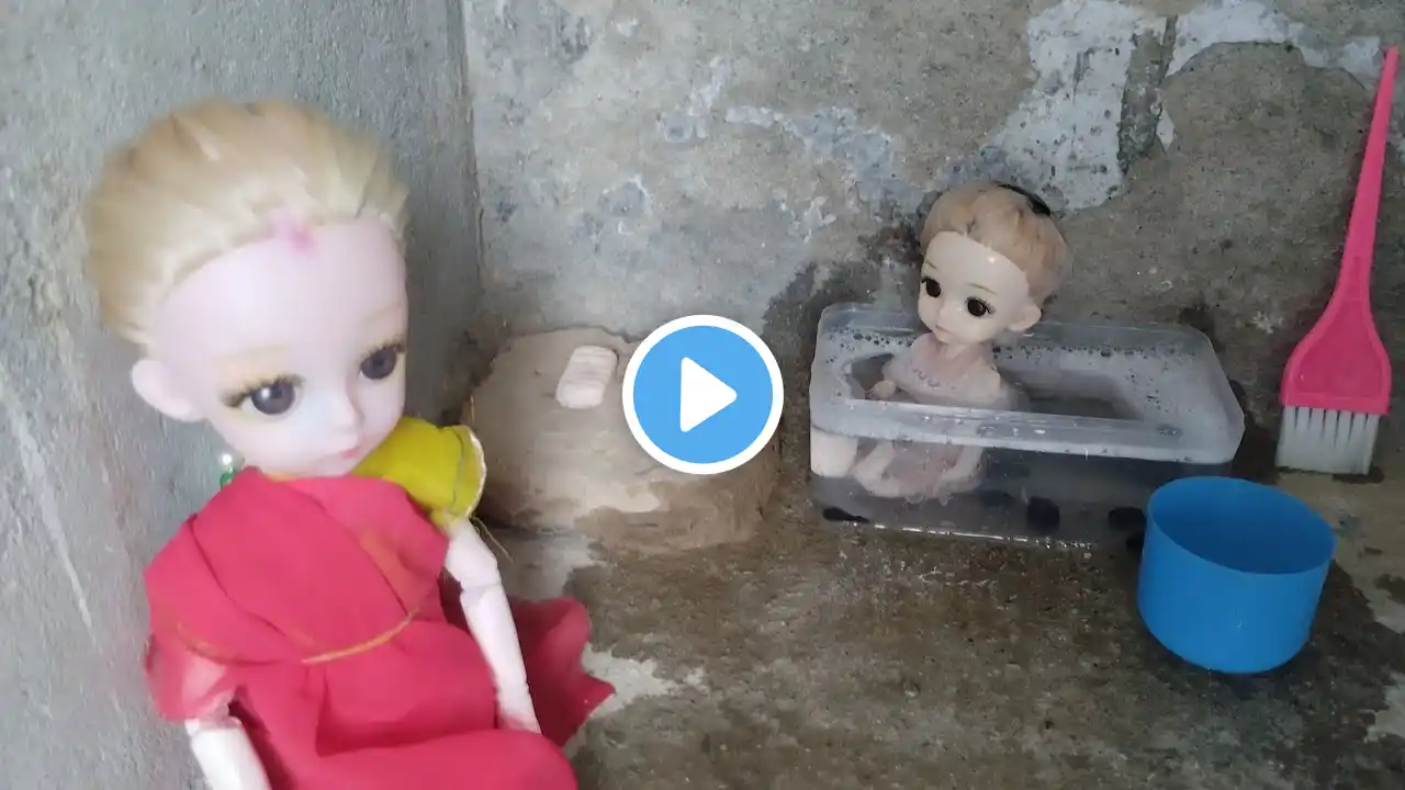 Barbie doll village| barbie doll all day routine in Indian village| radha ki Kahani village barbie