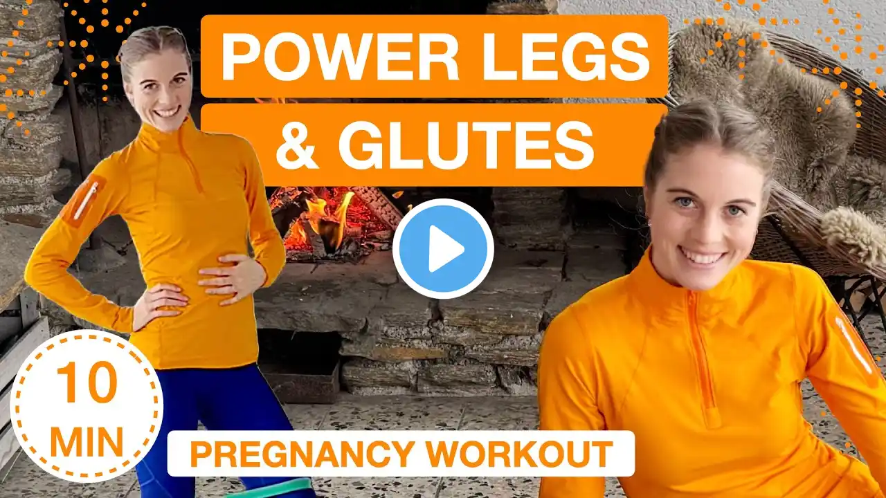 Power Legs & Glutes Pregnancy Workout - 10-Minute Low Impact Workout