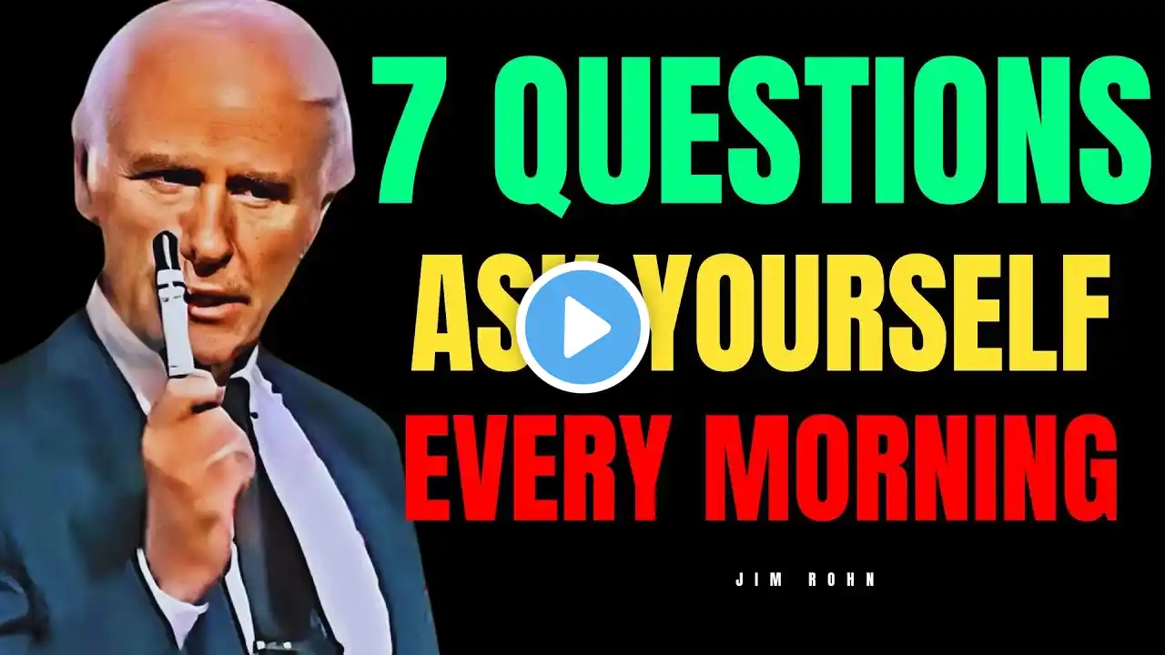 Jim Rohn - 7 Questions to Ask Yourself Every Morning for Success & Motivation