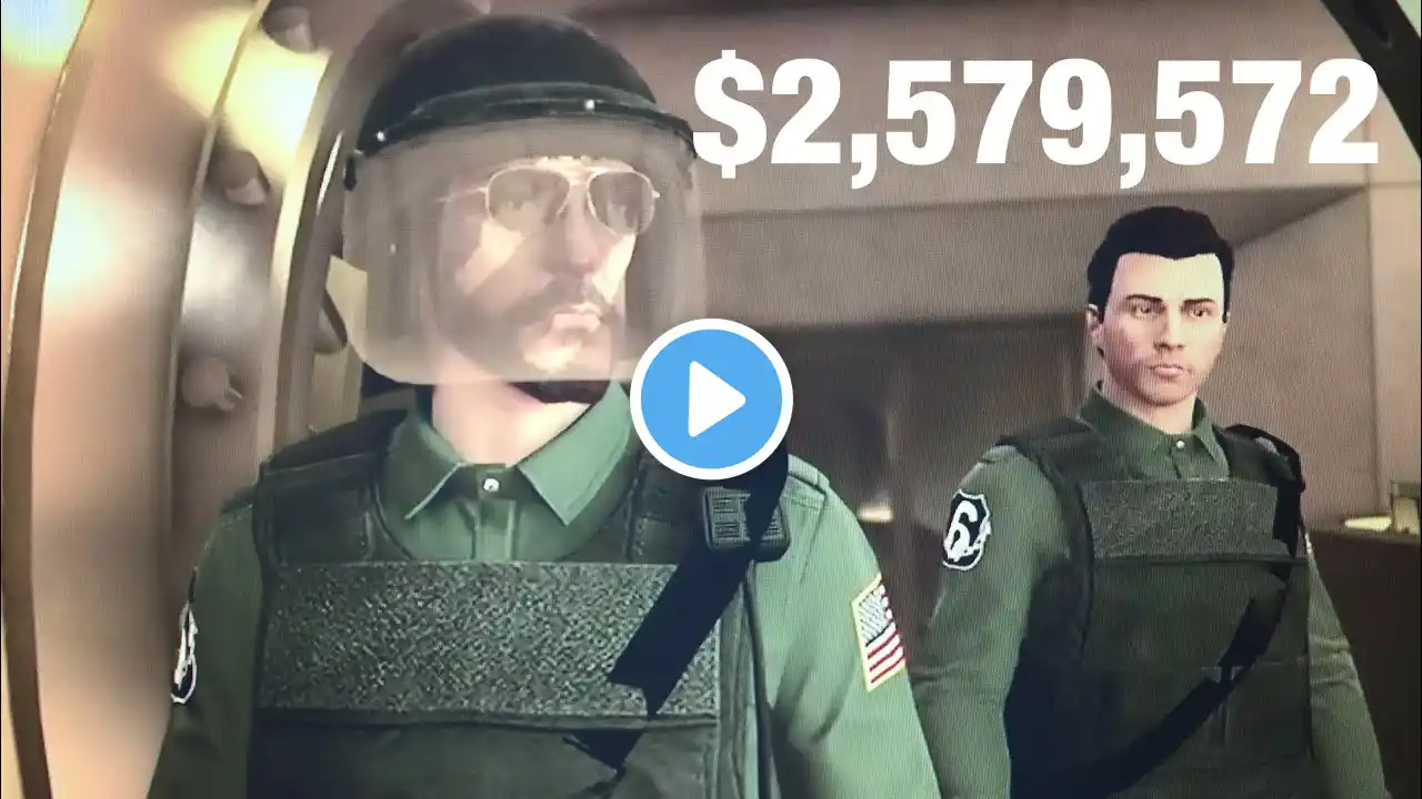 GTA Online Diamond Casino Heist: The Big Con Undetected $2,579,572 take (Artwork)