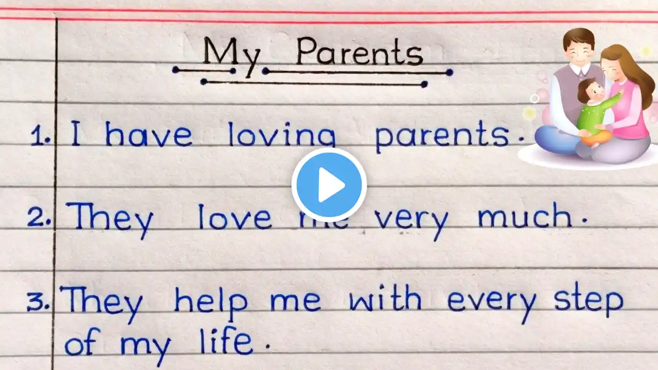 Essay On My Parents In English || 10 Lines On My Parents In English ||