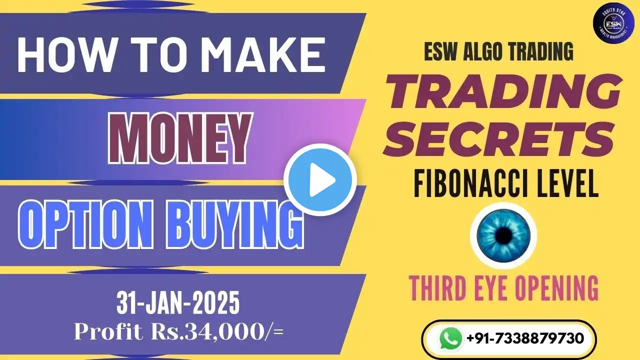 ESW Robo trading LIVE Market  Prediction  on 31-JAN-2025 #Banknifty option #Nifty Option