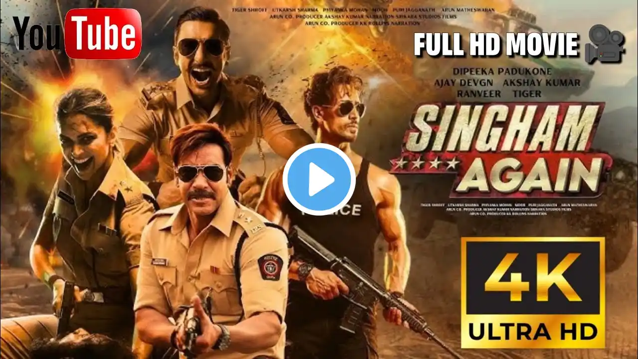 Singham AgainFull Movie 2024 |Ajay Devgn |Akshay Kumar |Arjun Kapoor |HD Review & Details |