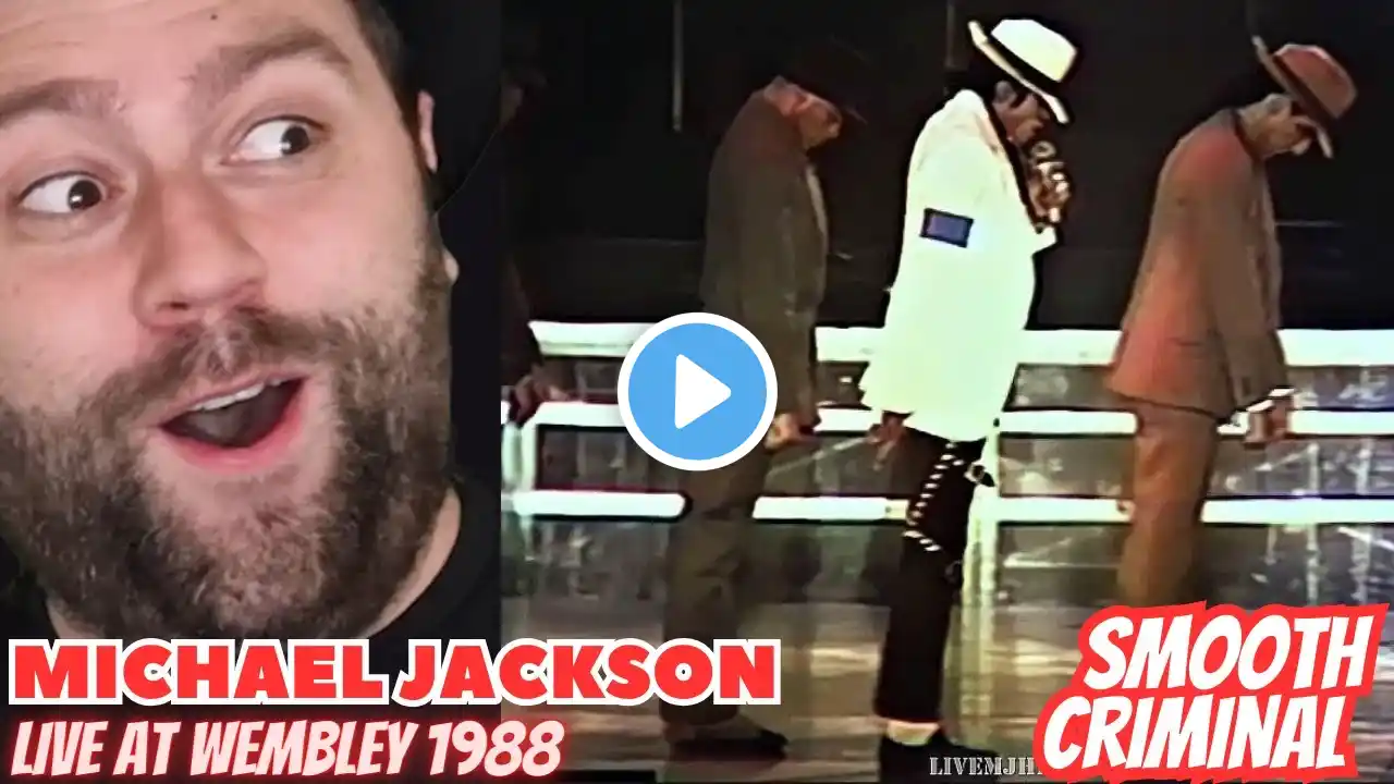 Smooth Criminal - Michael Jackson | LIVE AT WEMBLEY REACTION