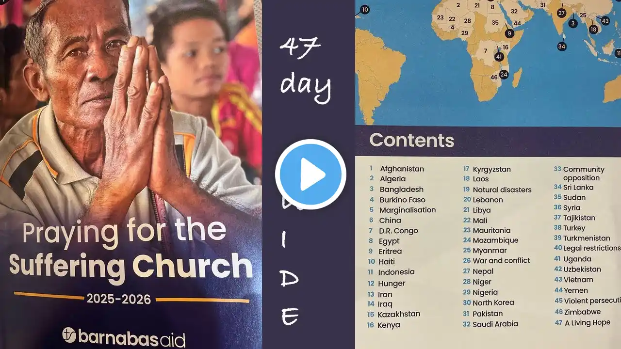 Day 1 Afghanistan - Prayers for the Persecuted Church - (5 March 2025)