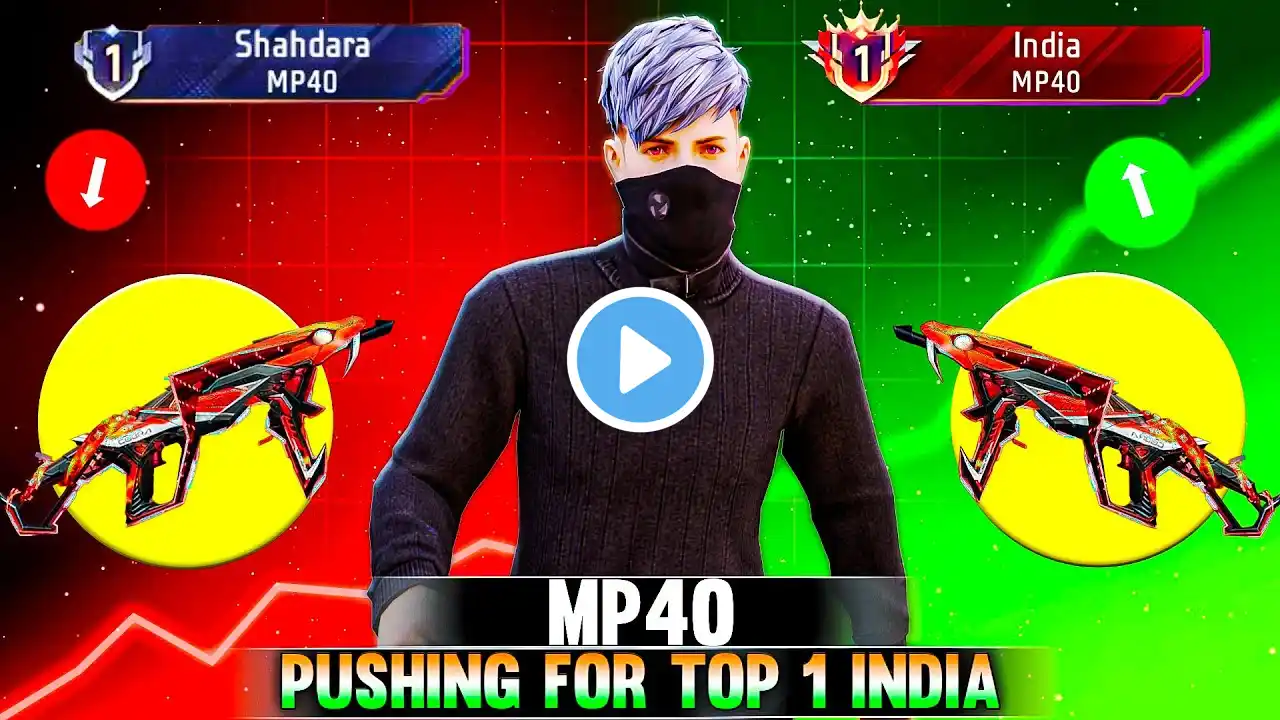 Pushing Top 1 In Smg MP40 | Free Fire Solo Rank Pushing With Tips And Tricks | Ep-2