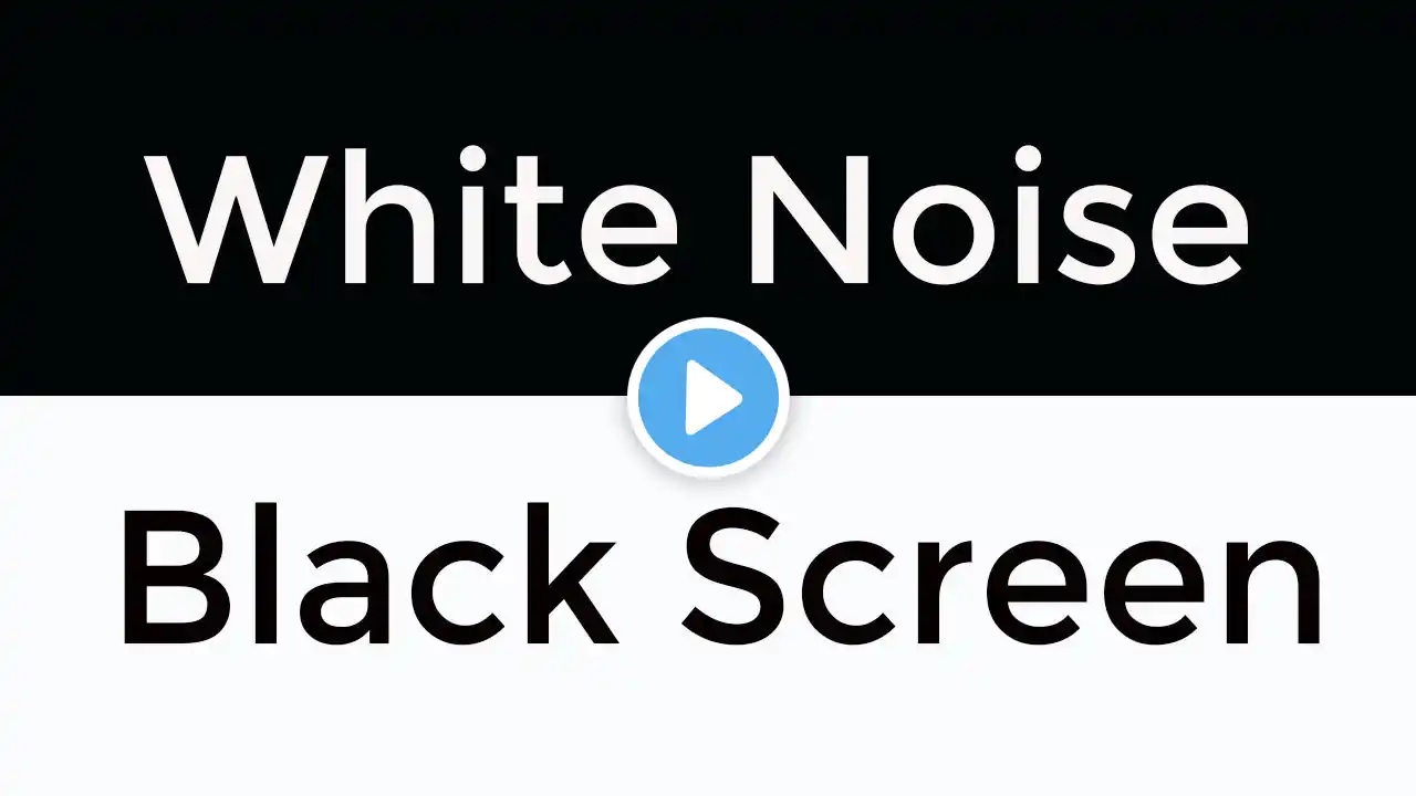 10 Hours of White Noise | Black Screen | No Ads | Sleep, Study, Focus, Baby Aid