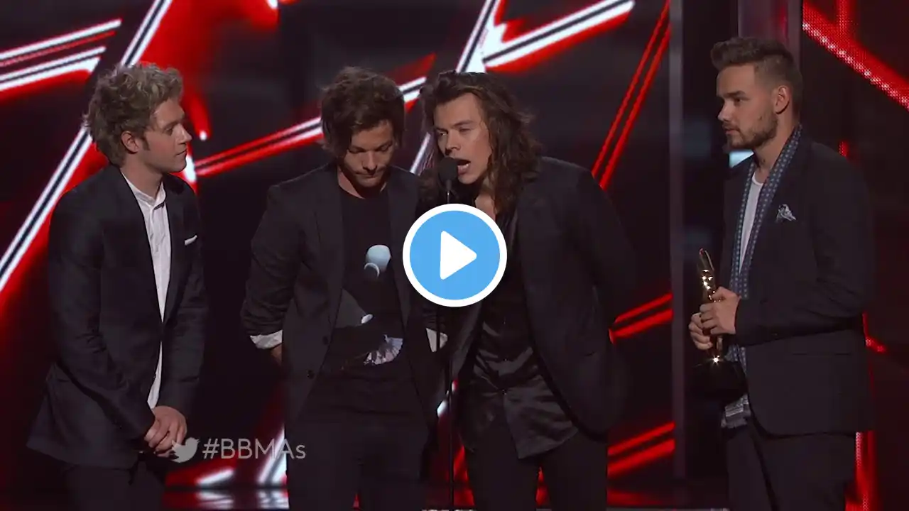 One Direction Accepts Top Touring Artist - BBMA 2015