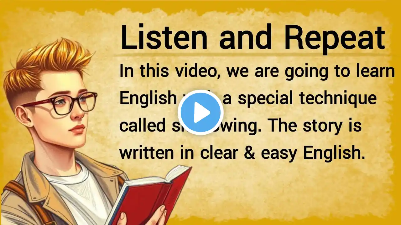 English Speaking with Shadowing | Learn English through Stories || English listening Practice