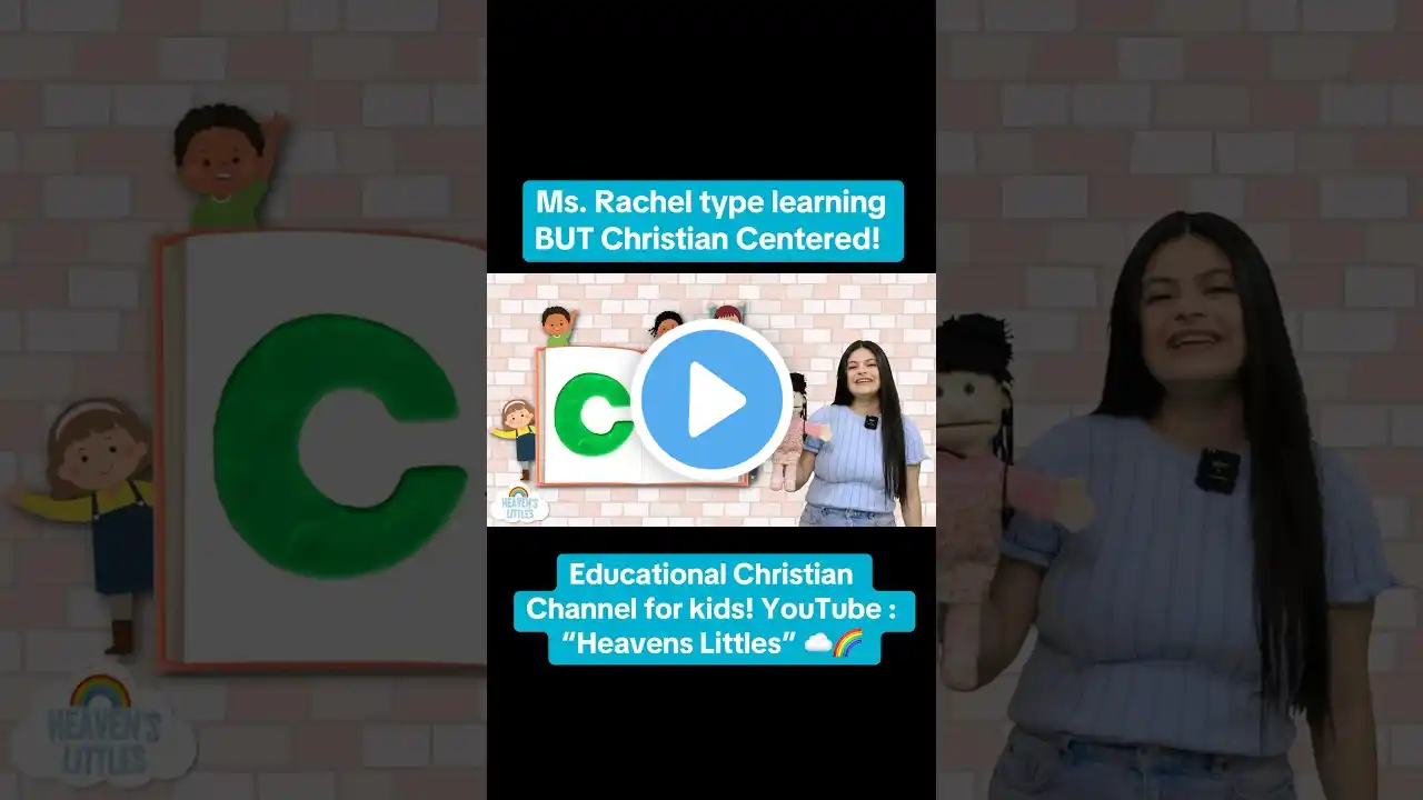 ABCs for toddlers! Christian Ms. Rachel! #msrachel #abc #learning