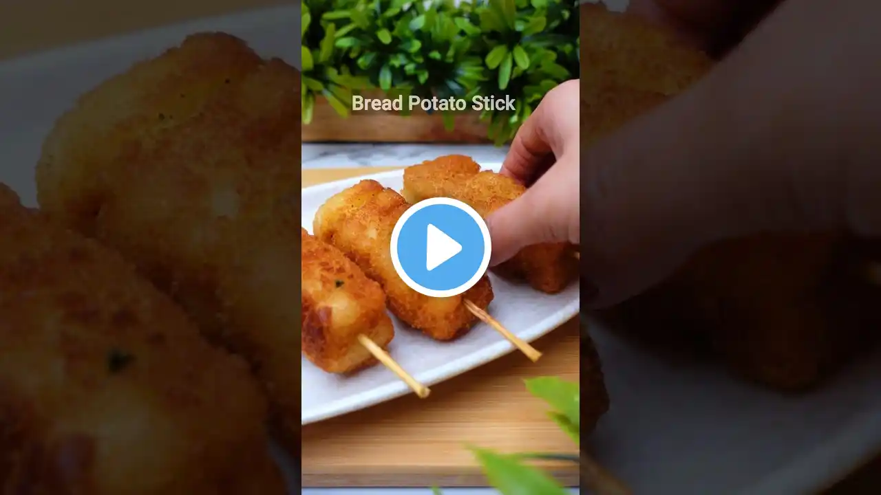 Crispy Bread Potato Sticks - 5-Min Snack Magic! 🥔✨