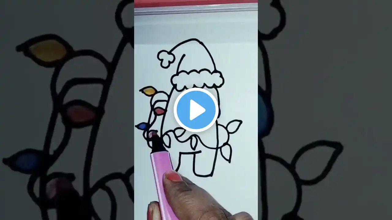 christmas special among us Santa 🪄✨💫💖 #shorts #youtubeshorts #satisfying #drawing #cute